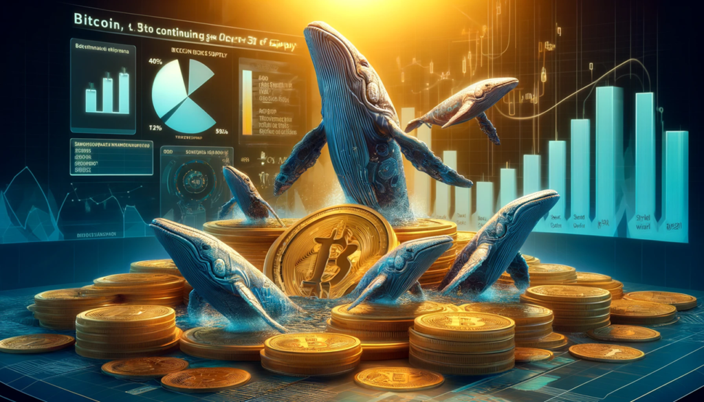 Bitcoin Whales Keep Buying, Now Control Over 40% Of Supply