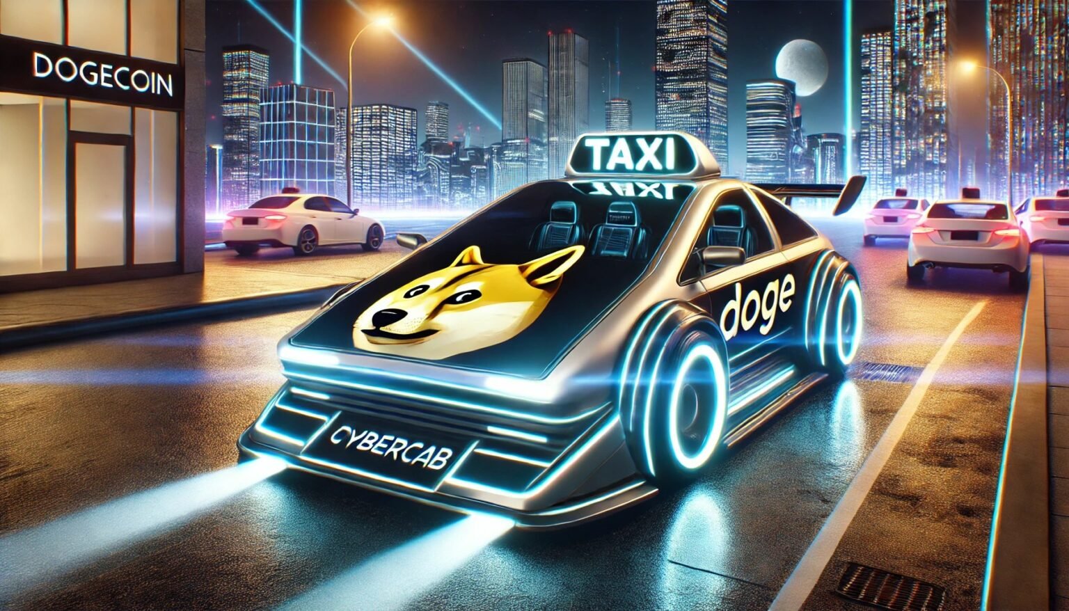 Musk Fuels Dogecoin Frenzy With Shiba Inu In New Cybercab