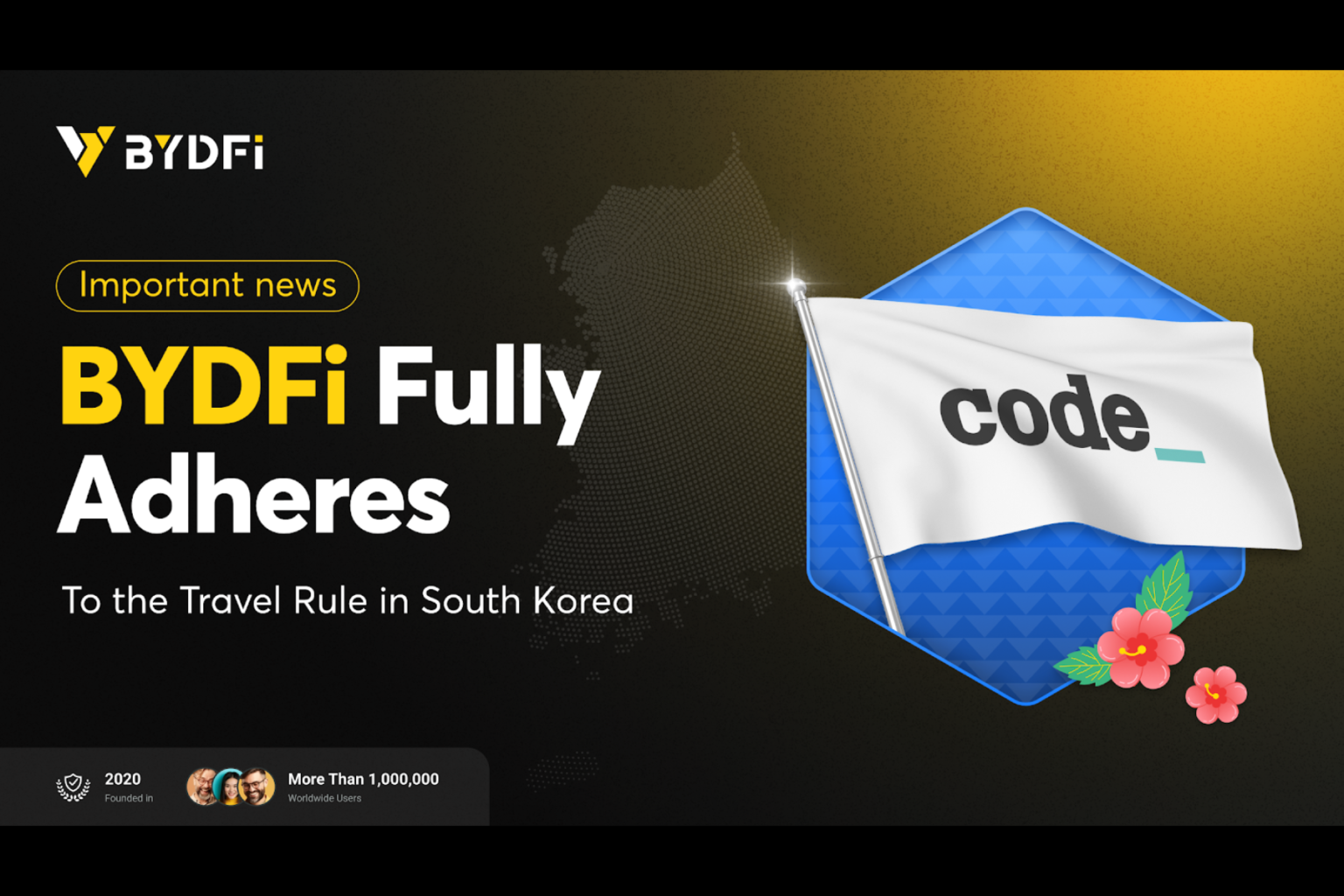 BYDFi Joins CODE VASP, Advancing Regulatory Efforts in Korea